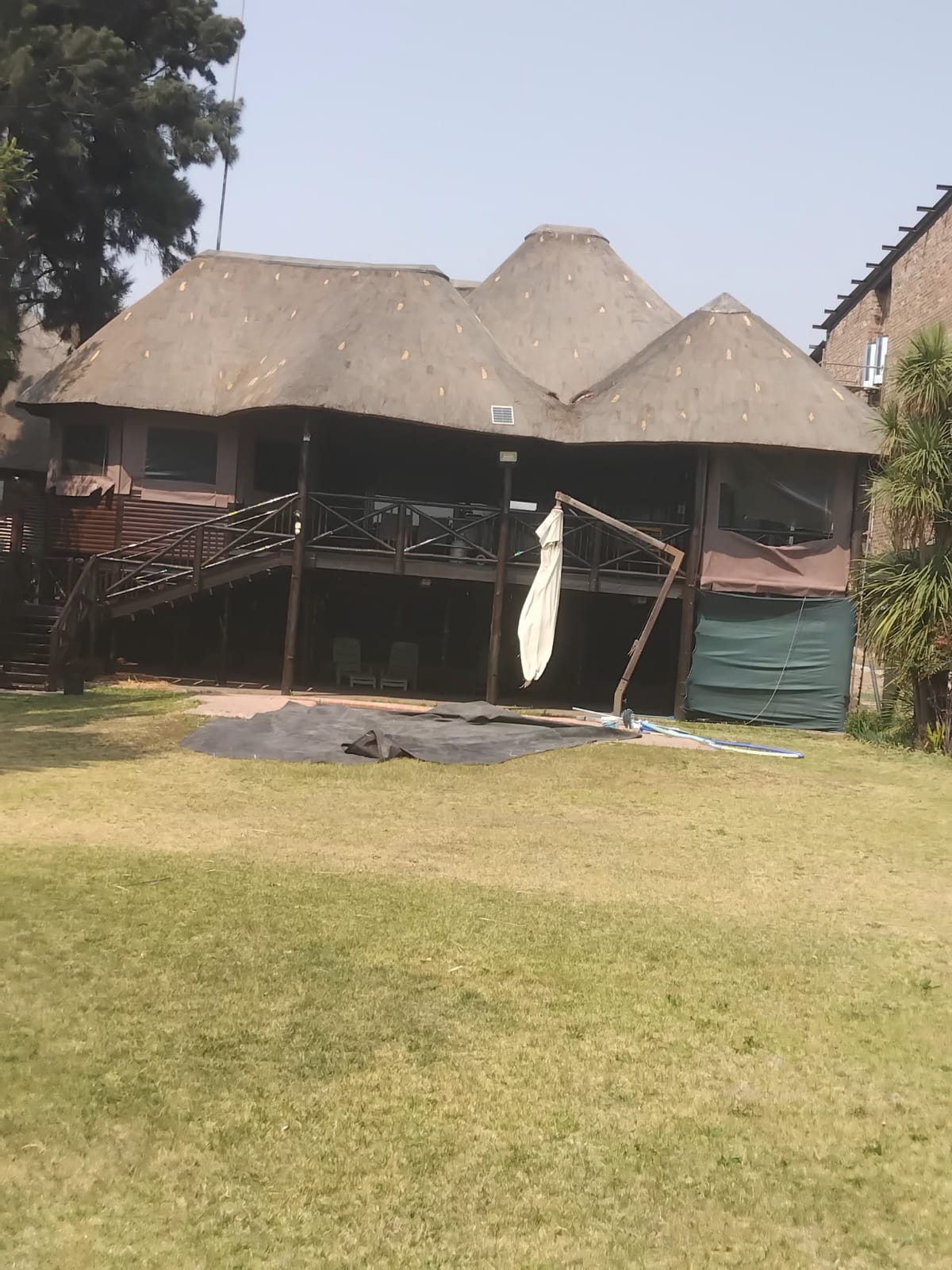 Thatch Masters fire protection work 2